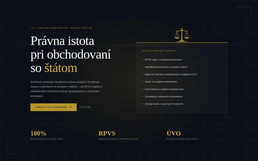 Právna istota pri obchodovaní so štátom