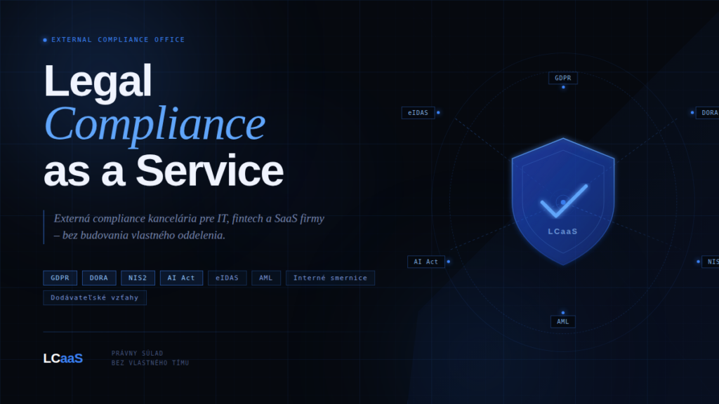 LCaaS legal and compliance as a service